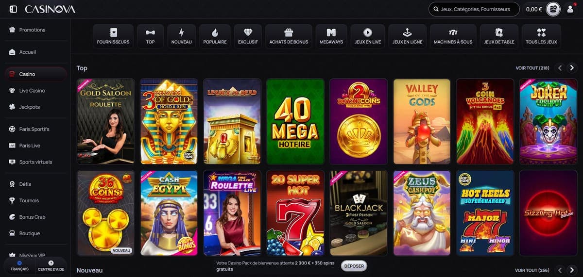 Top casino Casinova Casino