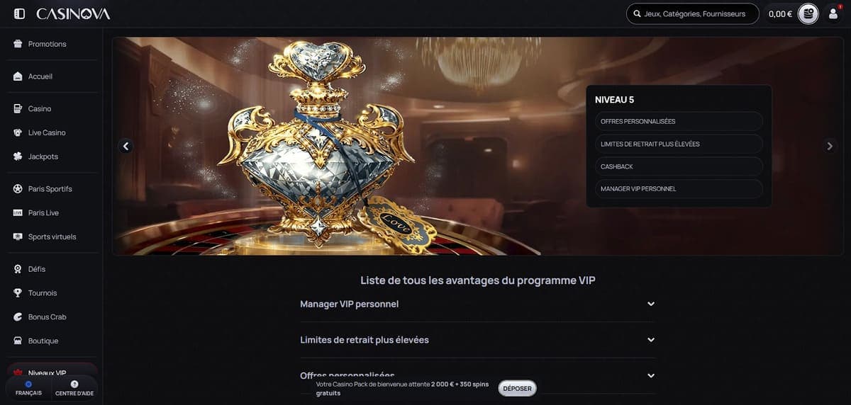 Club VIP Casinova Casino