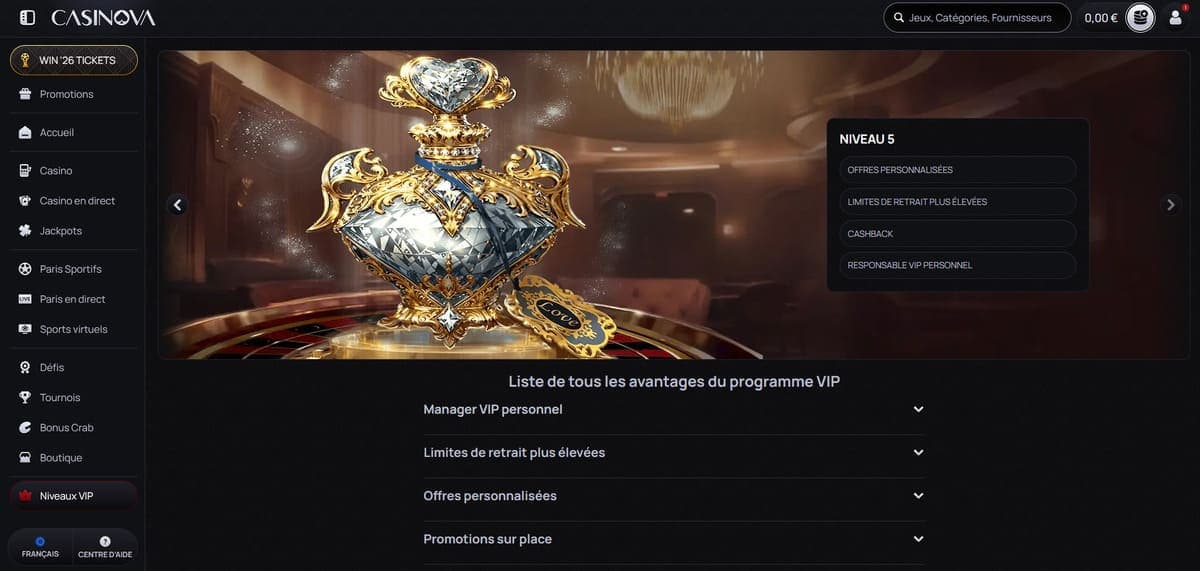 Club VIP Casinova Casino