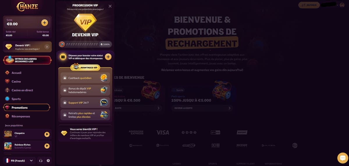 VIP Chanze Casino