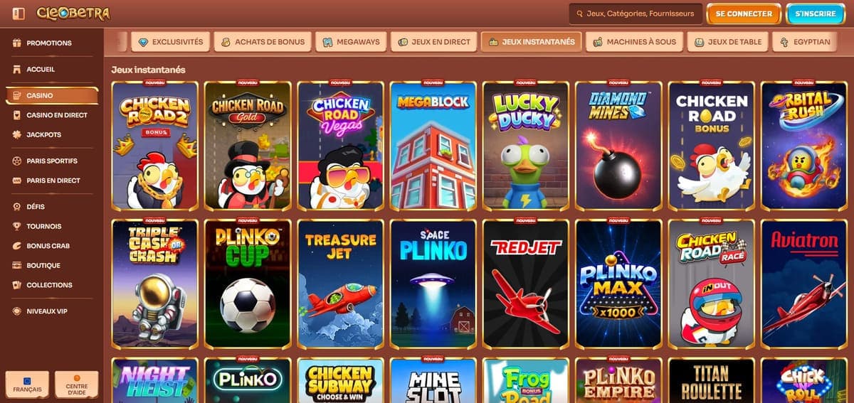 Instantanés Cleobetra Casino