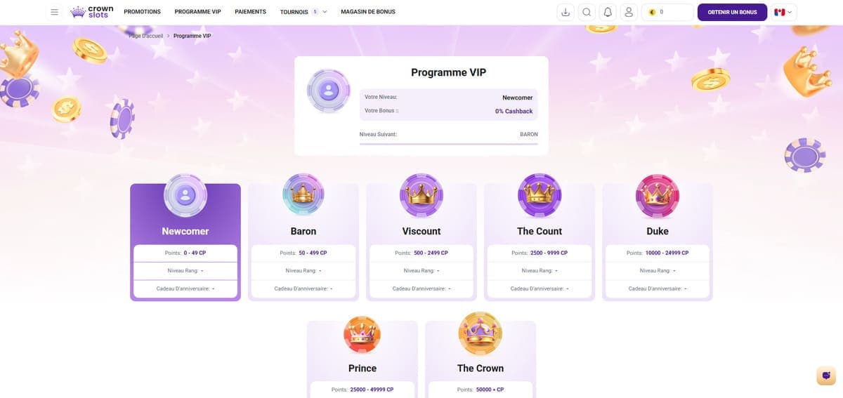 VIP CrownSlots Casino