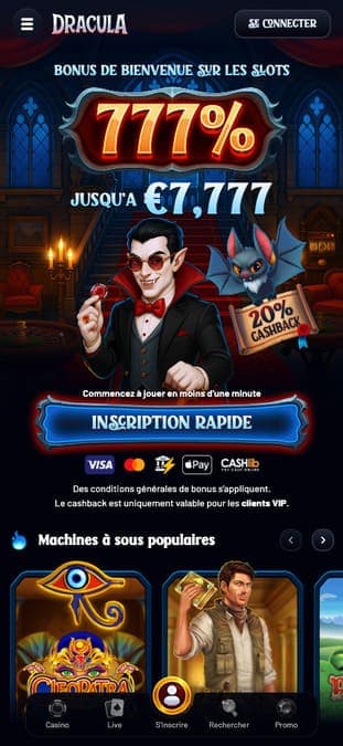 Dracula Casino Application