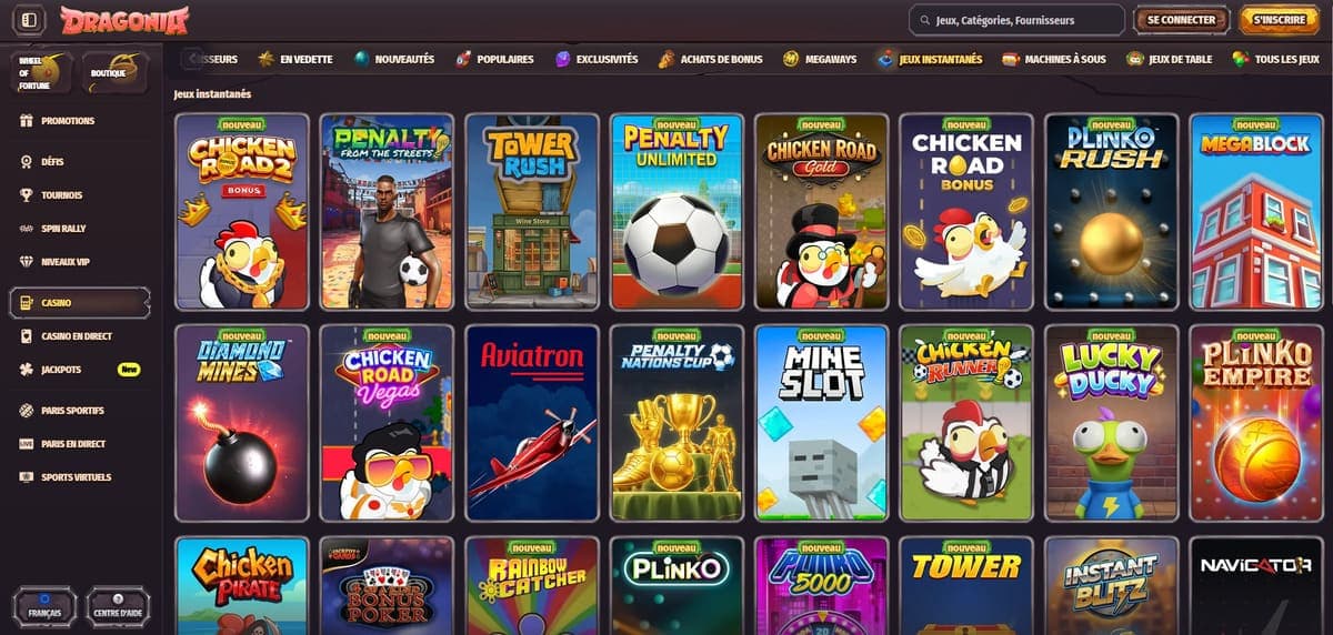 Instantanés Dragonia Casino