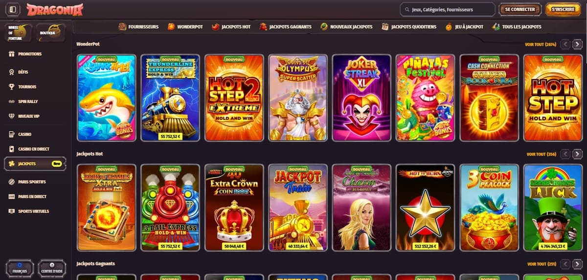 Jackpot Dragonia Casino