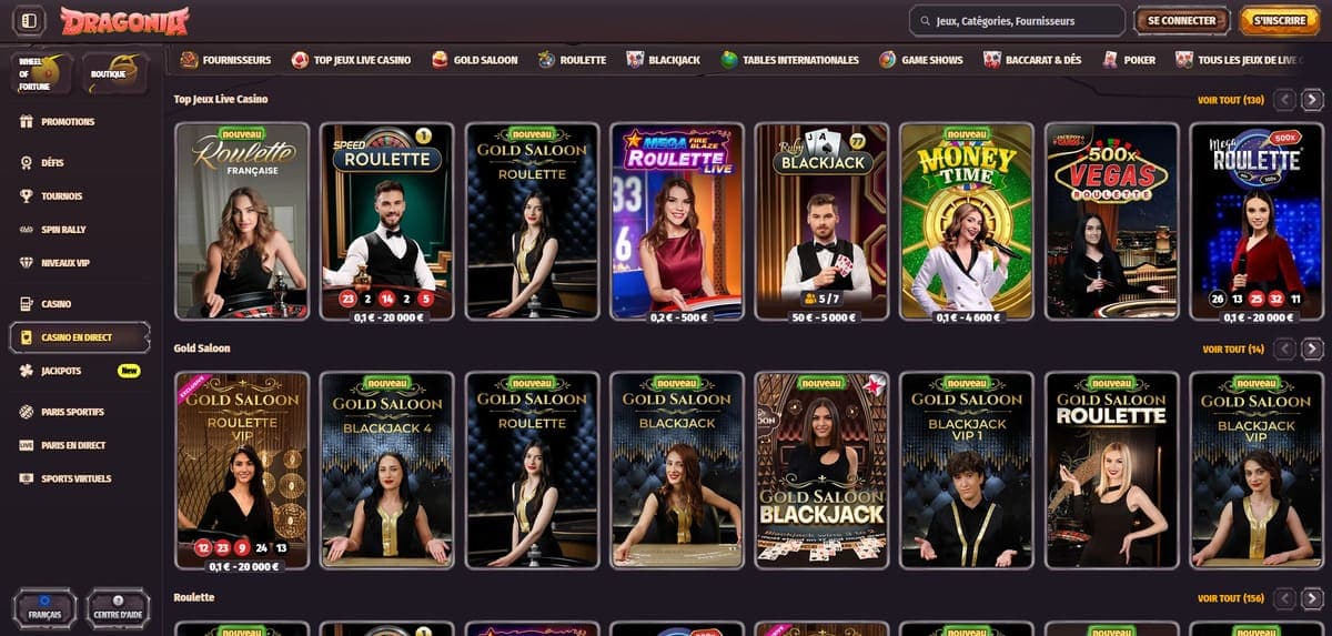 Live Dragonia Casino