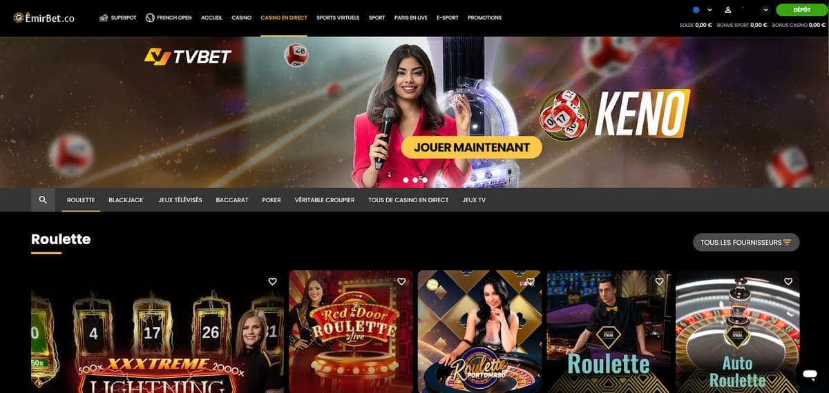 Casino live Emirbet Casino