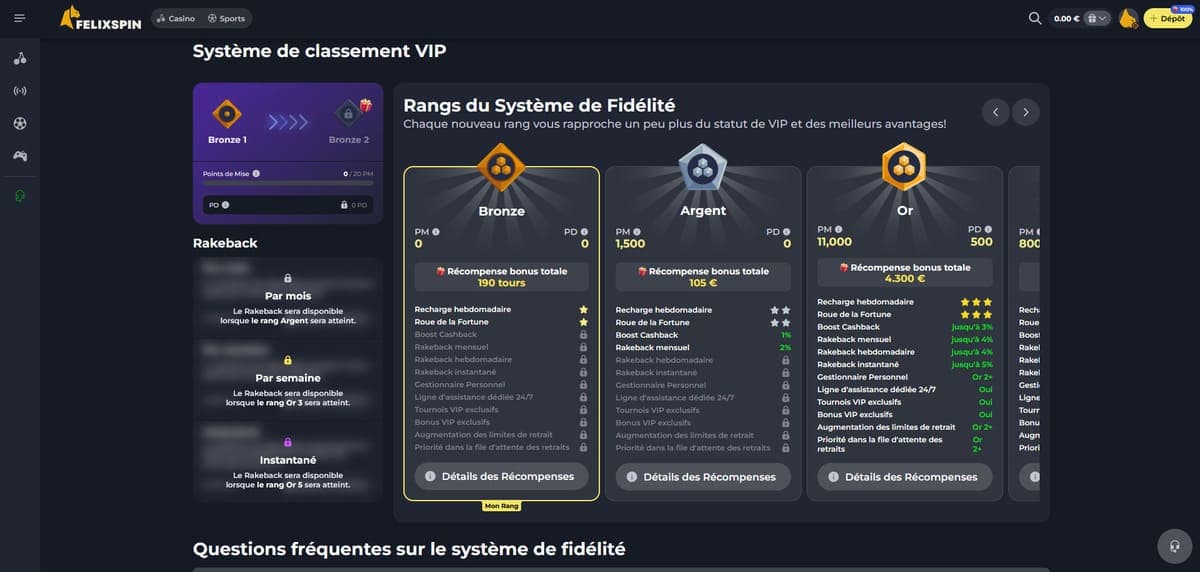 VIP FelixSpin Casino