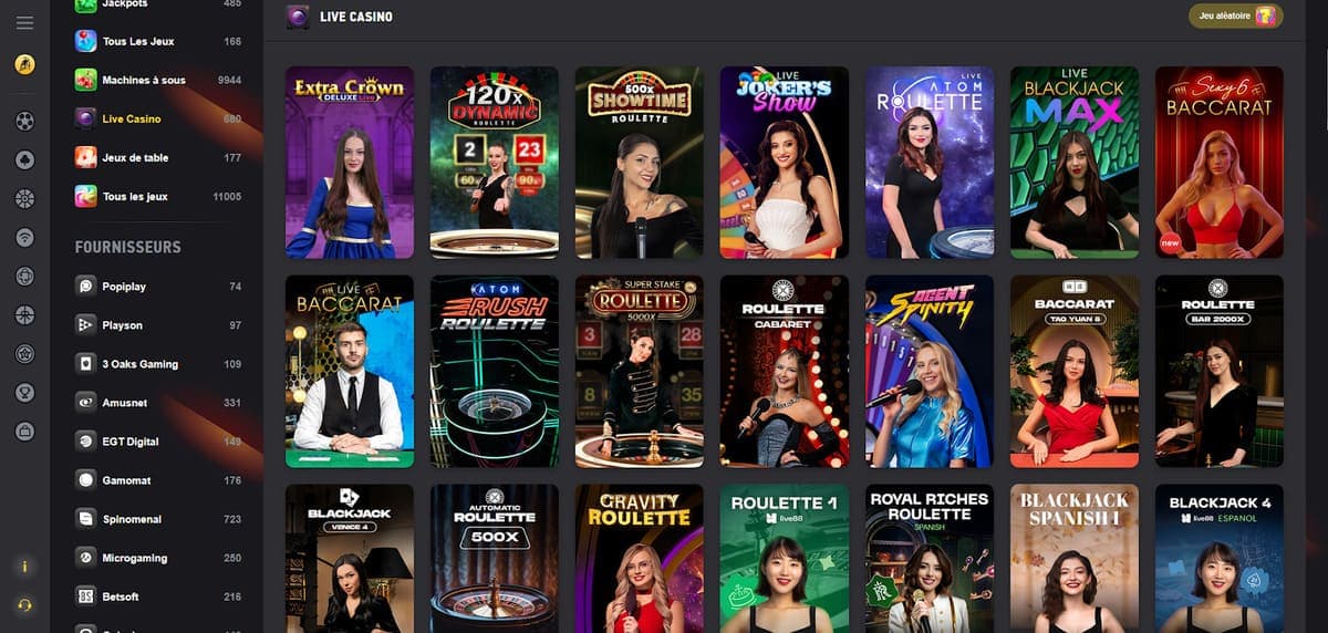 Live casino Fezbet Casino