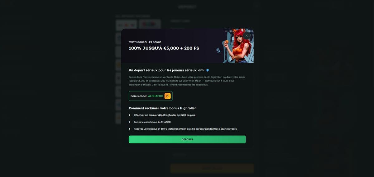 Highroller FoxSlots Casino