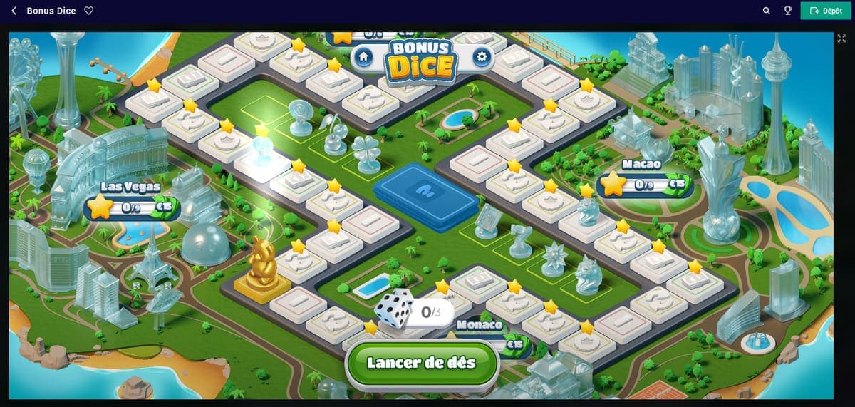 Bonus dice Frumzi Casino