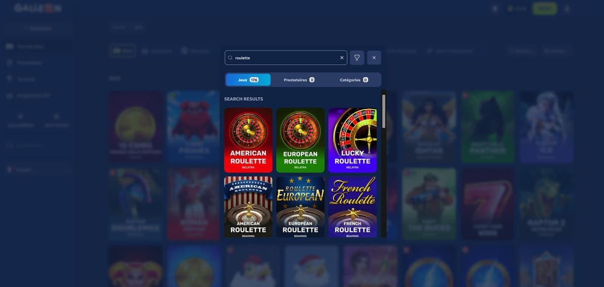 Autres contenus Galleon Casino