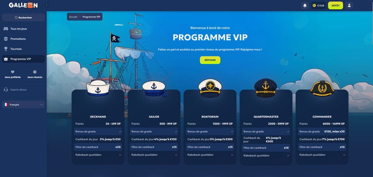 VIP Galleon Casino