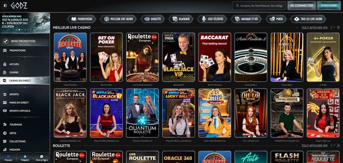 Live Godz Casino