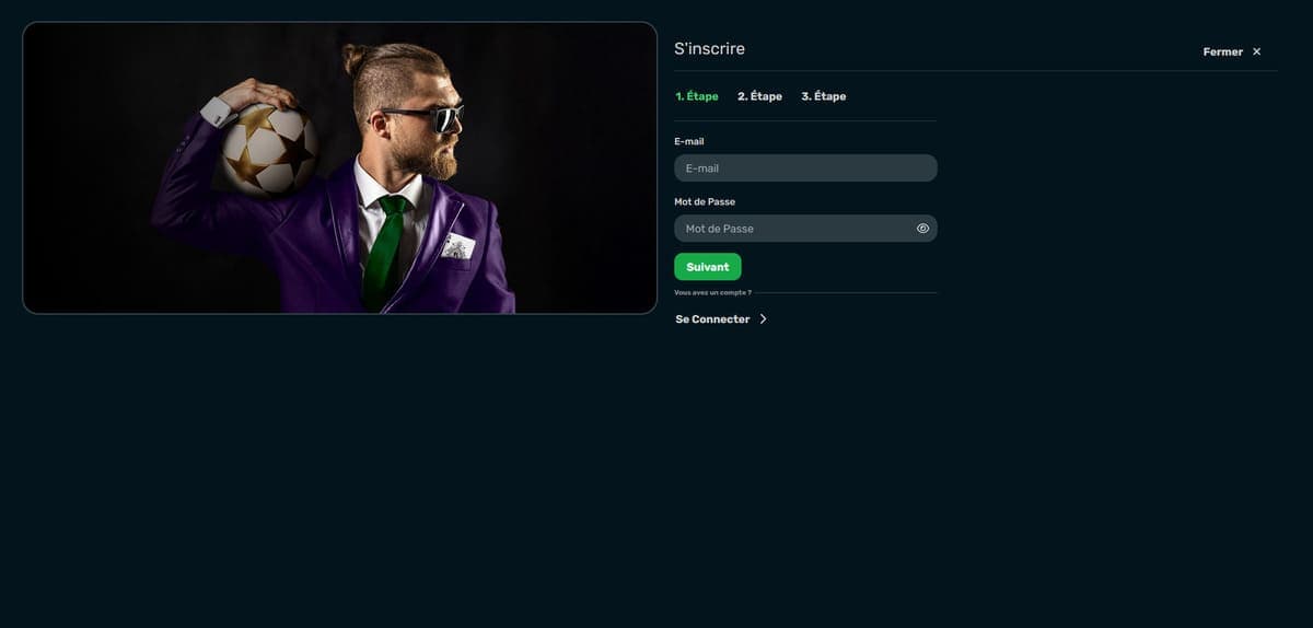Inscription GrandZ Bet Casino