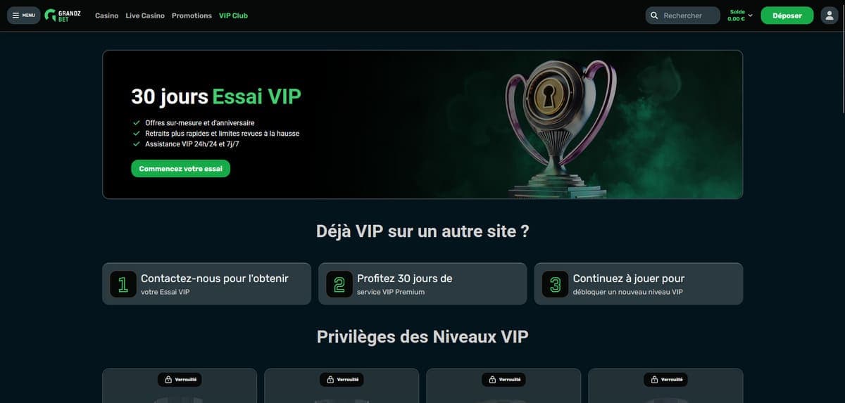 VIP GrandZ Bet Casino