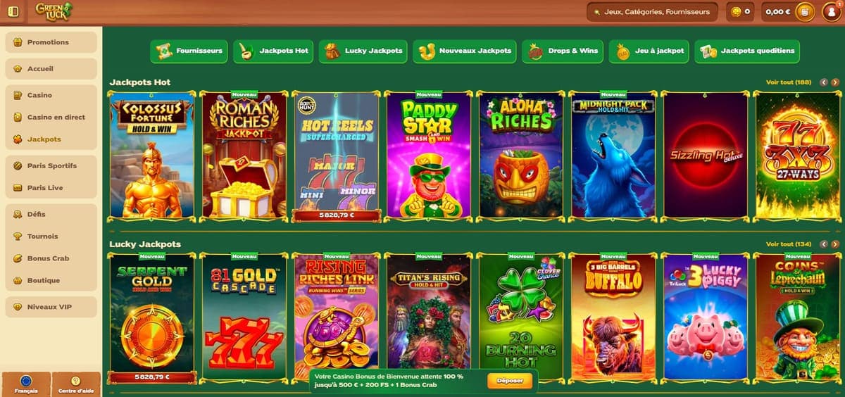Jackpot GreenLuck Casino
