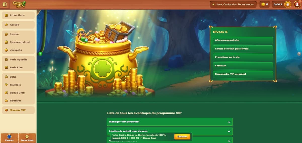 VIP GreenLuck Casino