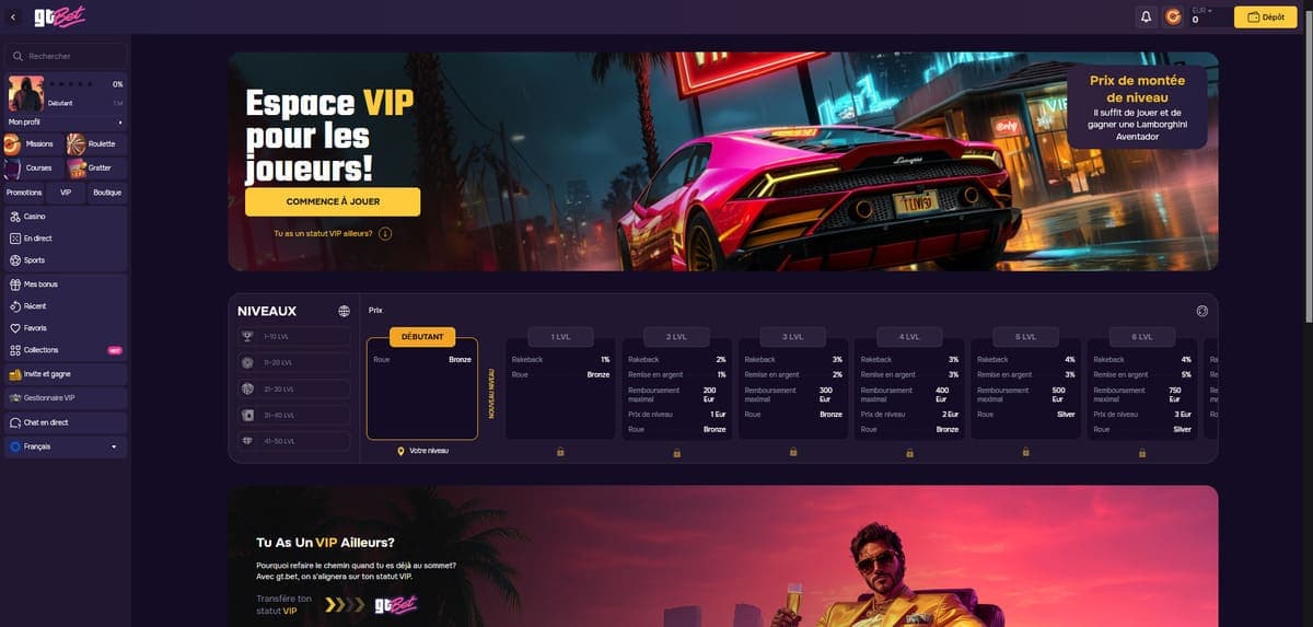 VIP GTBet Casino