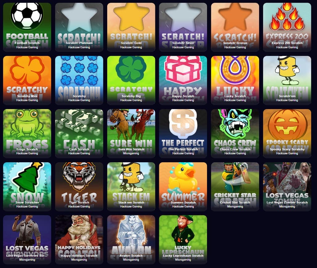 Jeux à gratter Gxmble