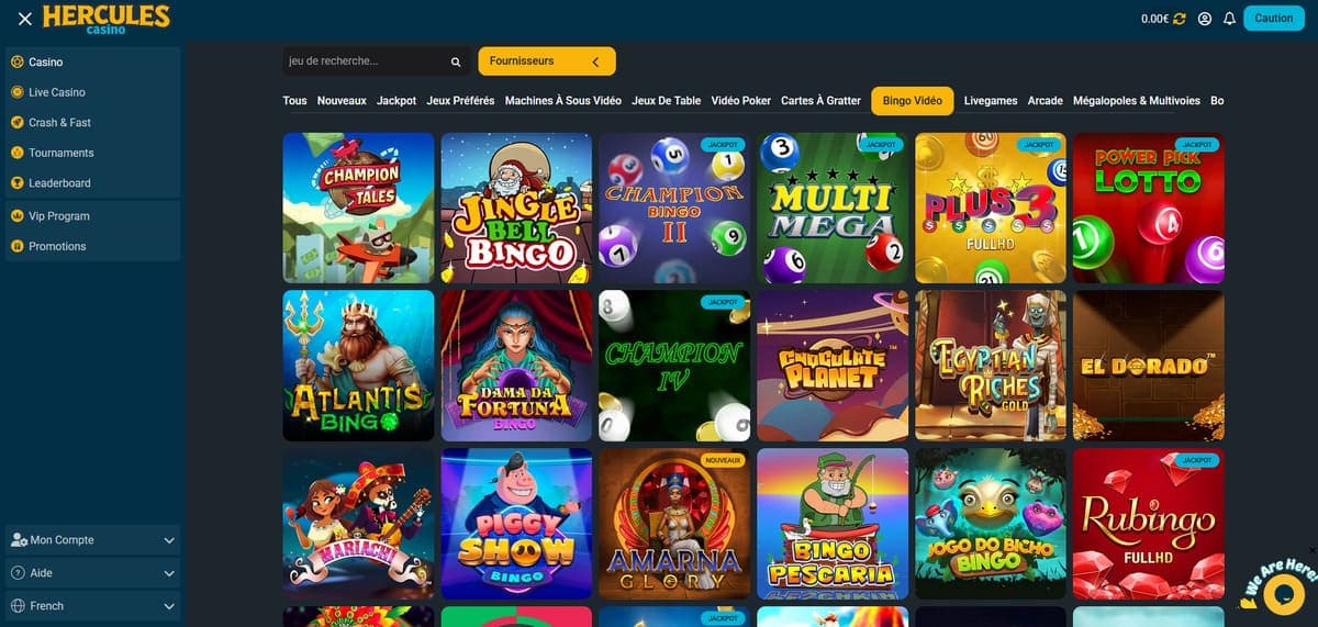 Autres contenus Hercules Casino