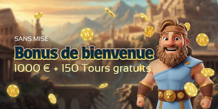 Bonus bienvenue Hercules Casino