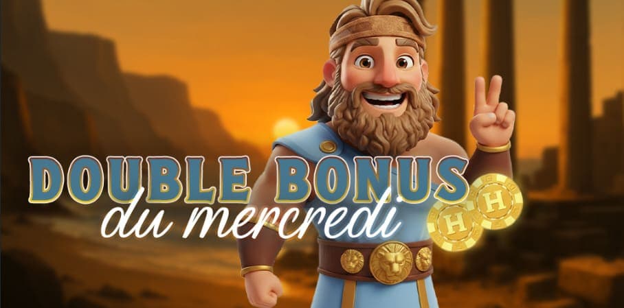 Bonus du mercredi Hercules Casino