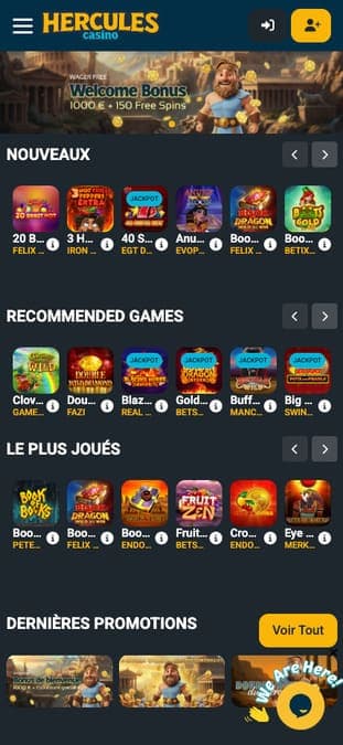 Hercules Casino Application