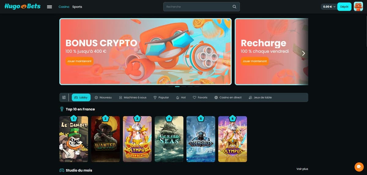 Casinos Hugo Bets Casino