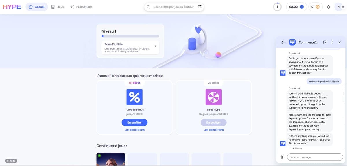 Chatbot Hype Kasino Casino