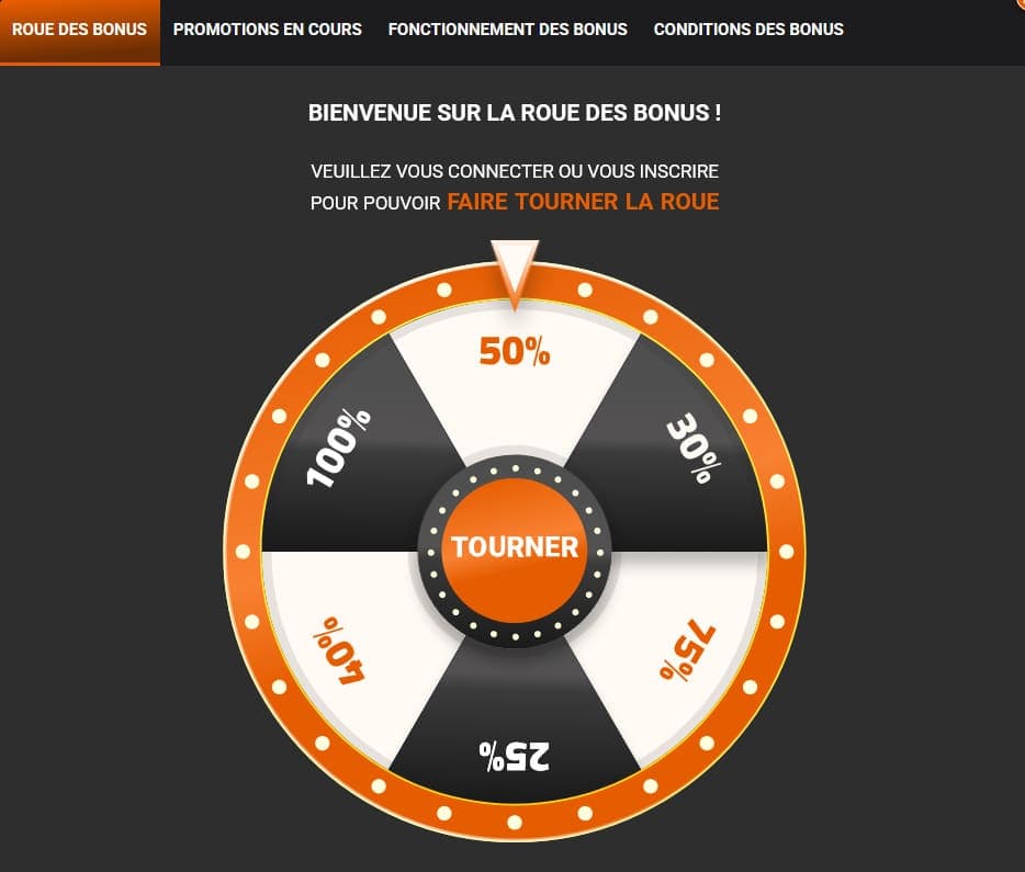 Roue bonus i24Slots Casino