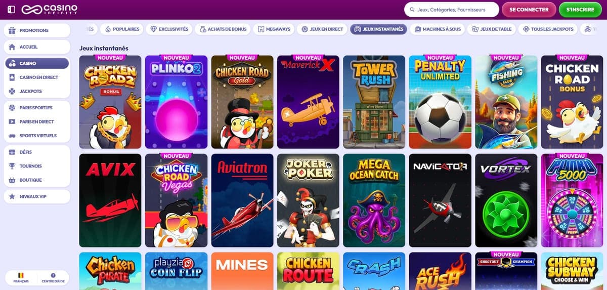 Instantanés Casino Infinity