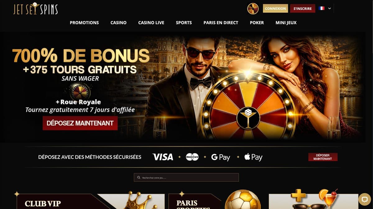 JetSetSpins casino