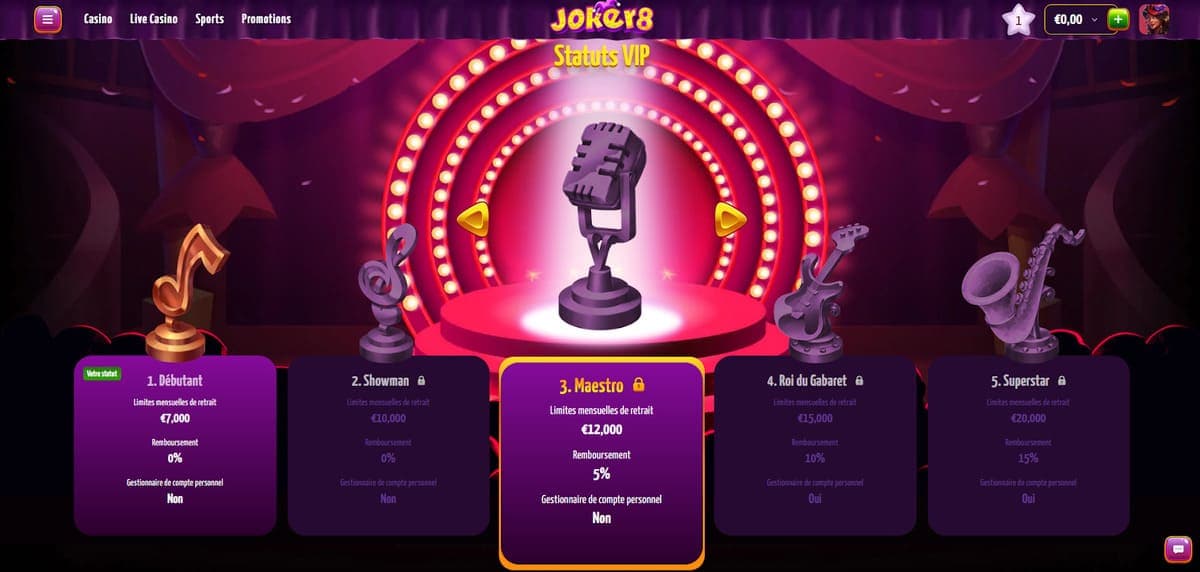 VIP Joker8 Casino