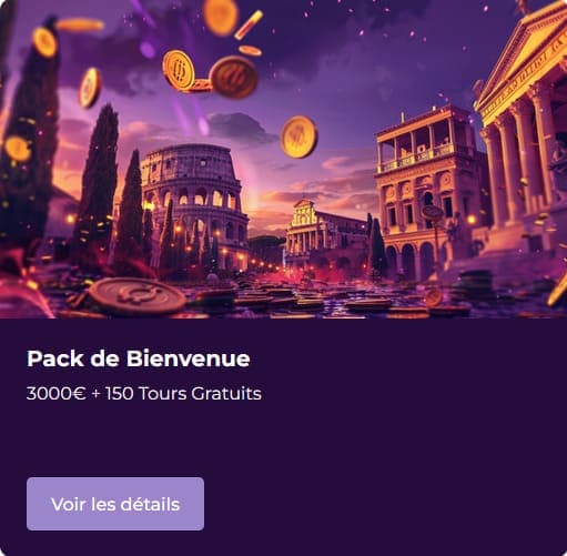 Bonus bienvenue Julius Casino