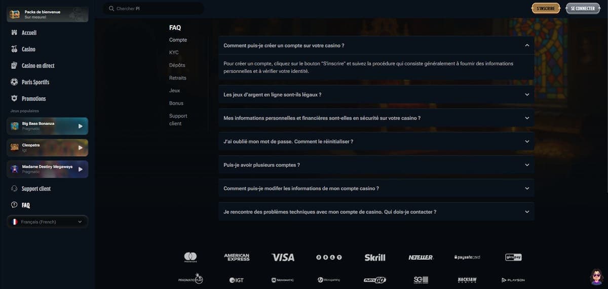 FAQ Kingdom Casino