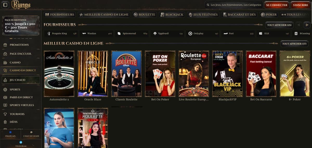 Live Kyngs Casino