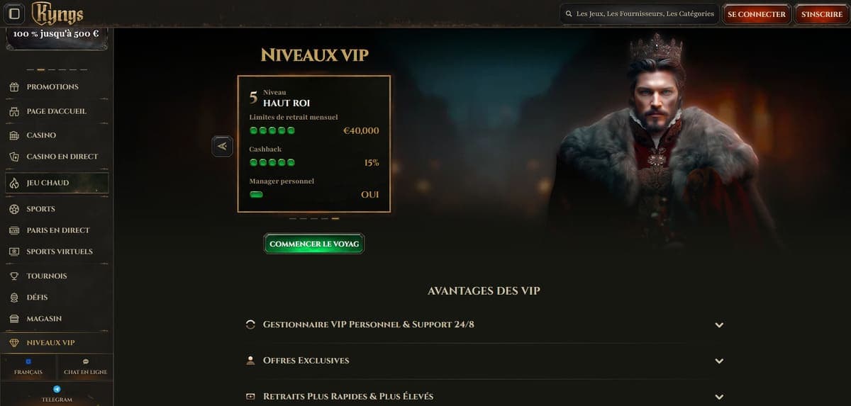 VIP Kyngs Casino