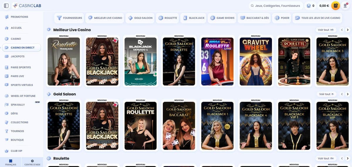 Live CasinoLab Casino