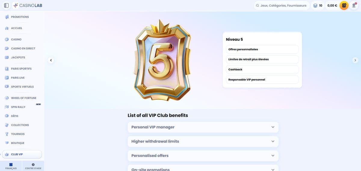 VIP CasinoLab Casino