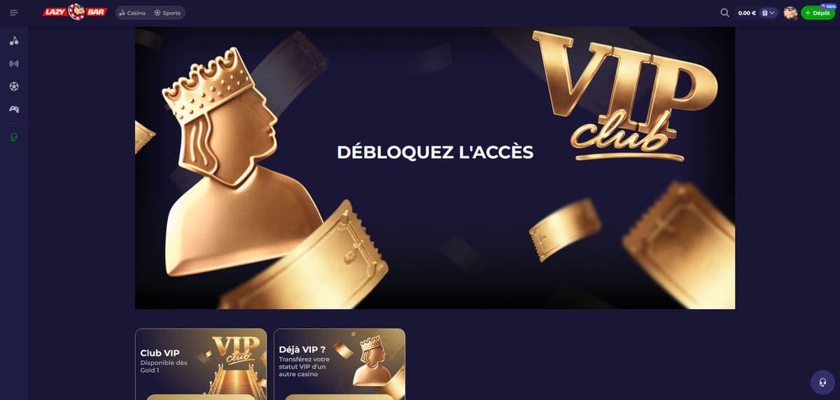 VIP LazyBar Casino