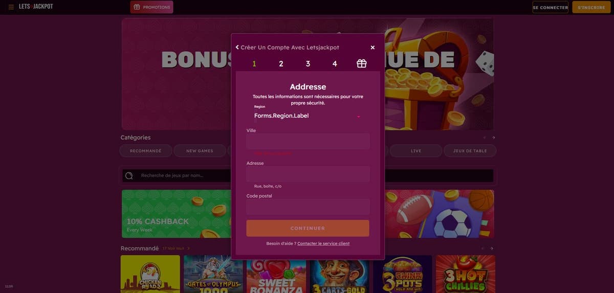 AdresseAdresseAdresseAdresse Let's Jackpot Casino