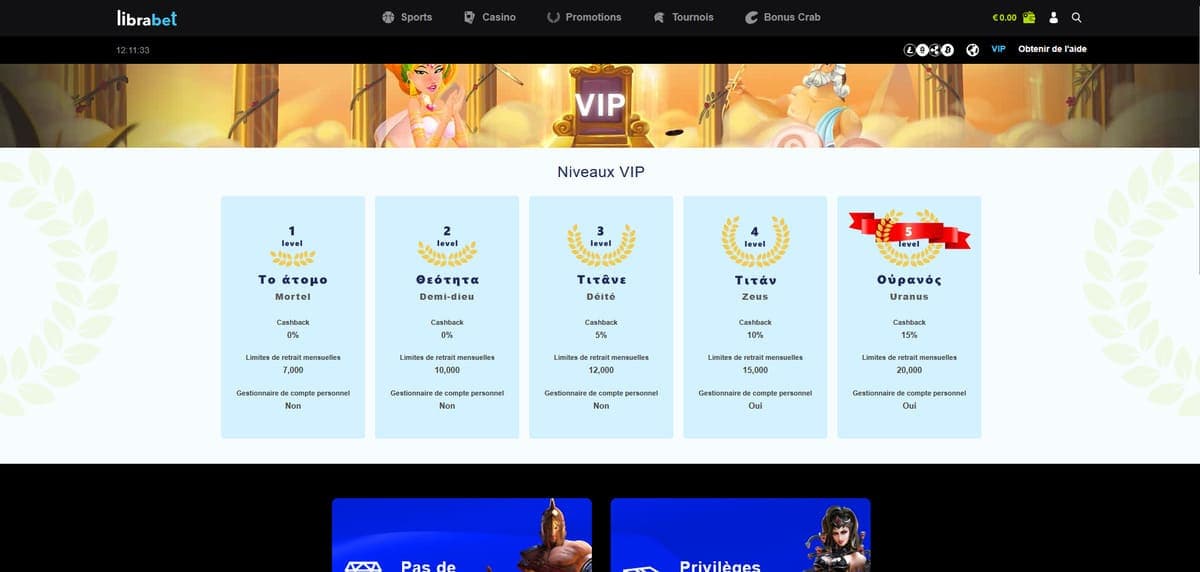 VIP LibraBet Casino