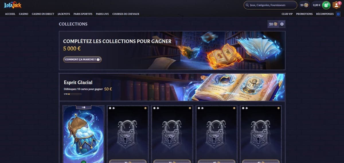 Collections LolaJack Casino