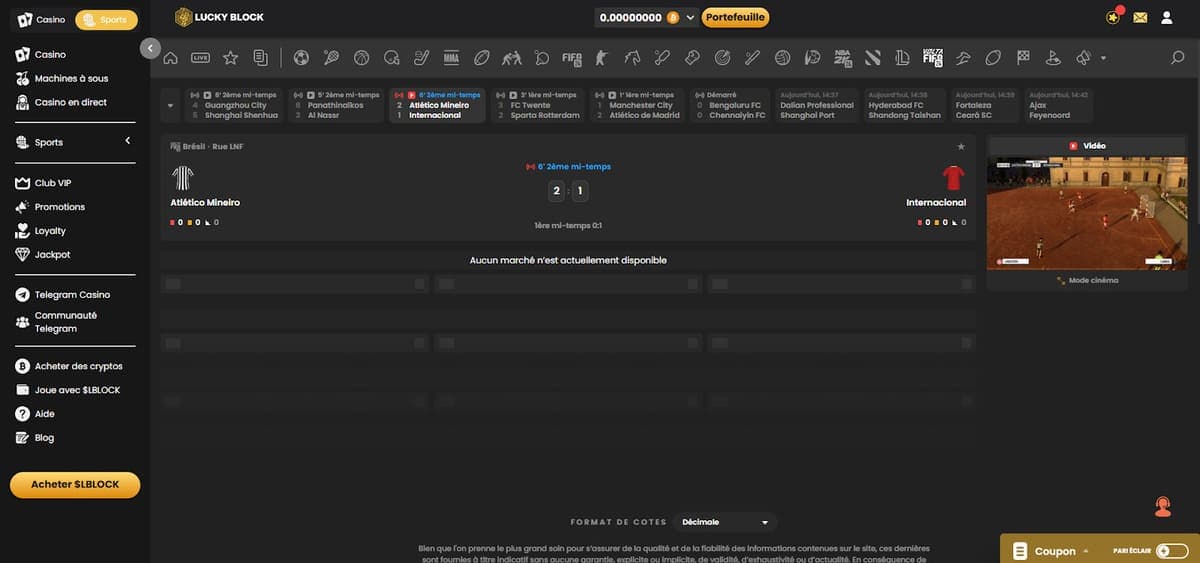 paris sportifs twitch youtube Lucky Block