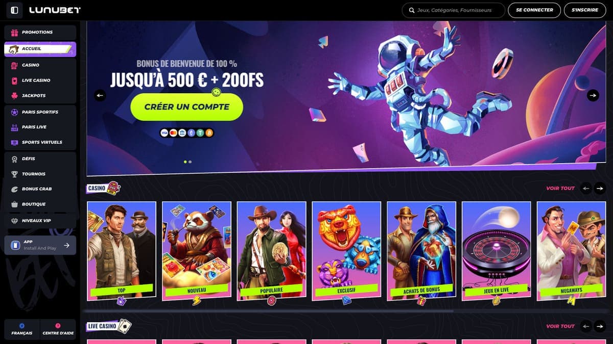 Lunubet casino