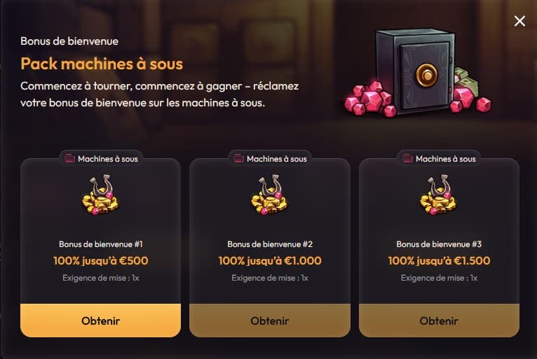 Machines à sous Mad Casino