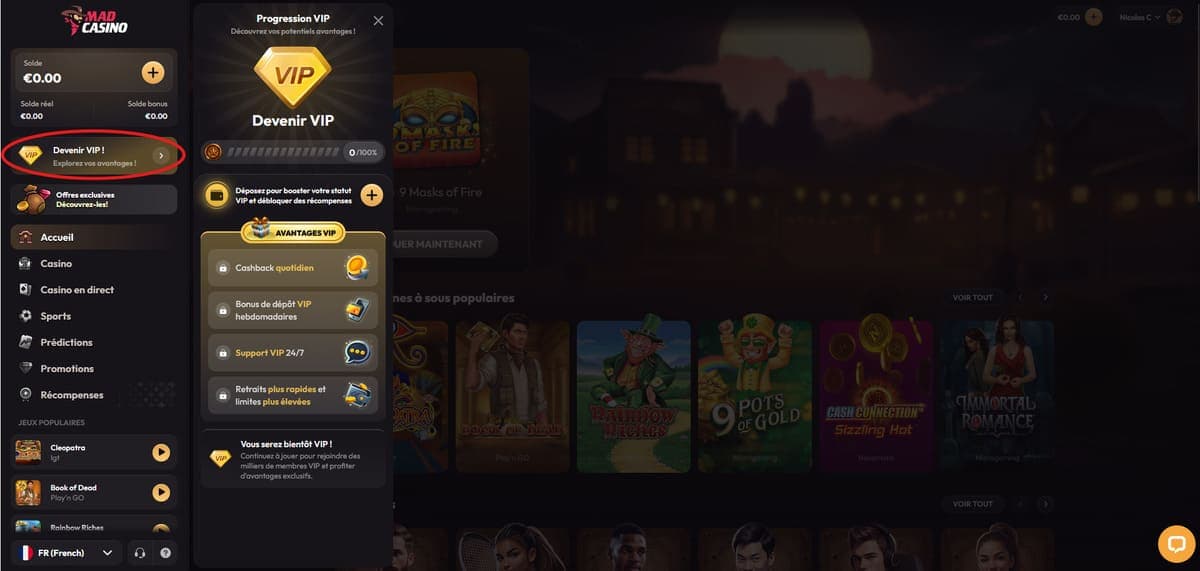 VIP MadCasino Casino