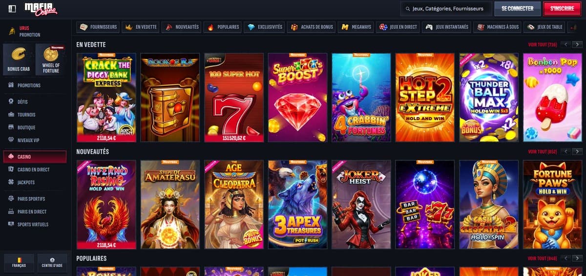 Ludothèque Mafia Casino
