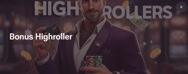 Bonus highroller MasterPlay Casino